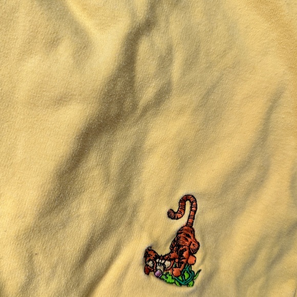 POOH Tagged Disney Tigger 12-18 Month Onesie Toddler Baby Yellow Button Up - Picture 4 of 6